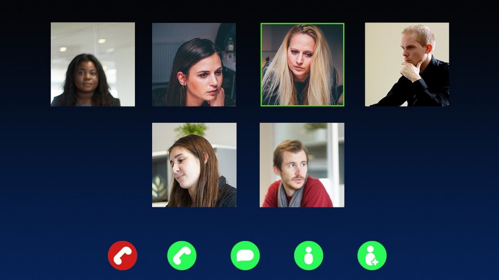 Video conferencing for remote work