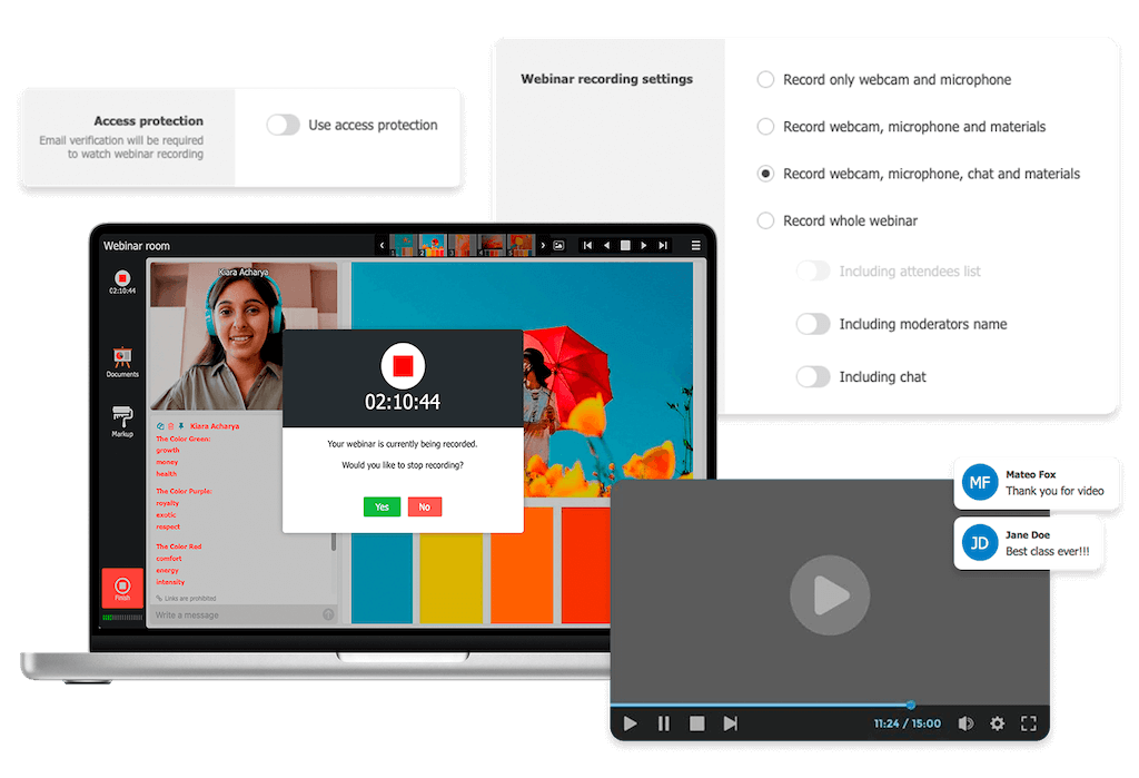 Give your webinars new life with seamless recording and sharing